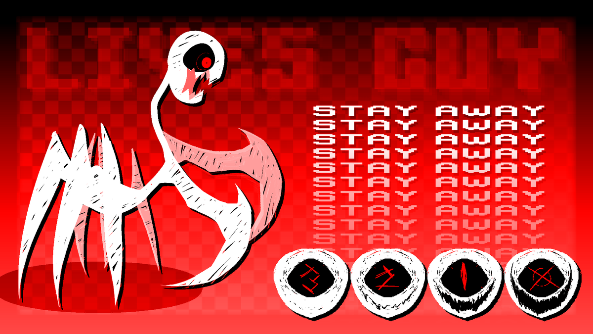 _That1Gamer's tweet photo. Adopted a new OC! Say hi to 'Lives Guy' (2/2) https://t.co/KHllIYFQPO