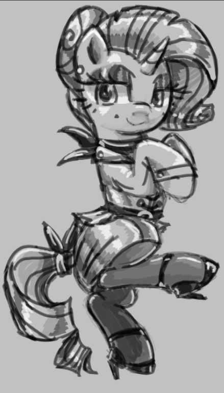 EvrlstngStat0ns's tweet photo. Some stylish Rarity sketches https://t.co/c0Pqy5gwWt