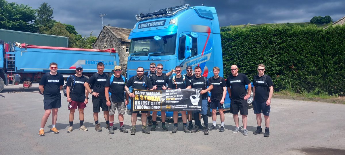 CrossroadsTruck's tweet photo. A quick pit stop at Longthornes of Hebden on our 26-mile Yorkshire hike challenge supporting Andy's Man Club.
#26MileHikeYorkshireChallenge #AndysManClub #ItsGoodToTalk https://t.co/5ahprvY9Ps