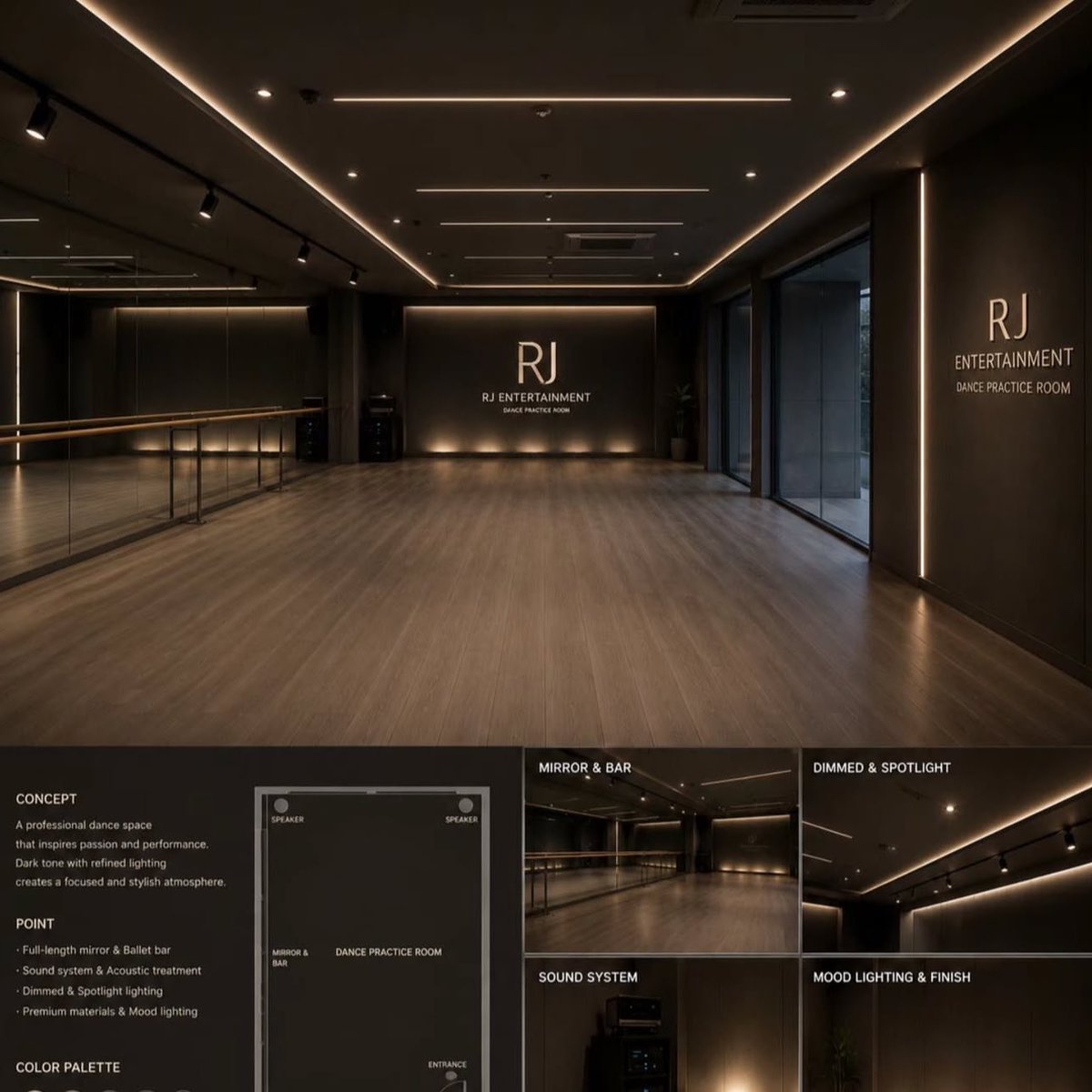 ndayintl's tweet photo. RJ Ent. have shared designs for their new building, which is currently under construction.  

They are expecting to move their artists and staff over in July. https://t.co/COZSM1d4gd