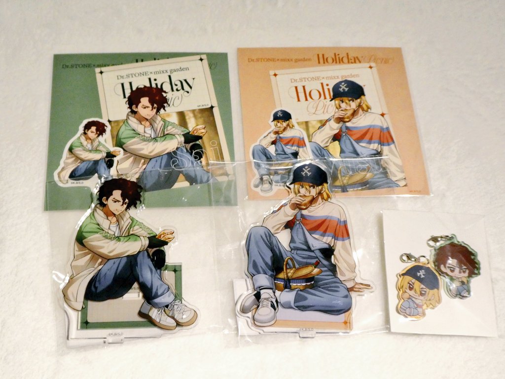 ayayamaro's tweet photo. ドクストmixx gardenのグッズ届いた- ̗̀ෆ(˶'ᵕ'˶)
ビジュよすぎる(⸝⸝>﹏<⸝⸝)🧡ᔆᵘᵏⁱ💚
…缶バとカード6種だから6個注文すれば大丈夫だと思ってたら違かった😭
BOXあったの見逃しちゃったのかな?꜆꜄꜆꜄꜆
龍水とSAIだけ欲しかったのに…悲しすぎる( ˃ ⌑︎ ˂。)｡o(ポチりました! https://t.co/lfwtn79g0G