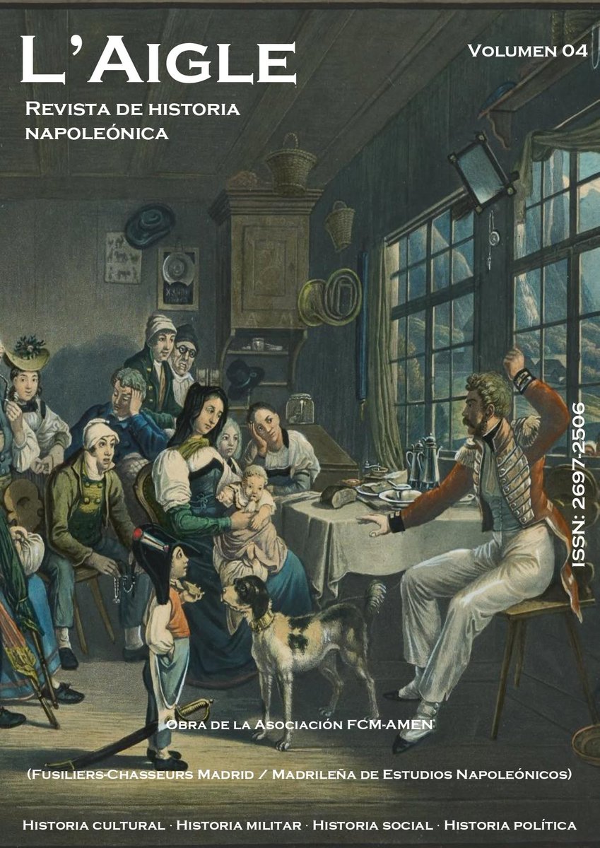 BarShuali's tweet photo. Hoy tengo el orgullo de anunciar la edición del sexto número de “L'Aigle Revista de Historia Napoleónica” https://t.co/kUuvwuNxmS https://t.co/9VWGTr2lIH