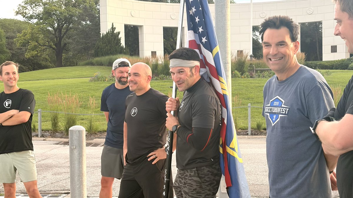 F3Omaha's tweet photo. The leadership torch @F3TheFuture has officially been passed!

Thank you No Cry for your willingness to always give it away in a brotherly way 

Thank you Flying V for accepting the 🇺🇸 and for always keeping a cool head 

#shovelpass
#FreedToLead https://t.co/sfTkVTrCiK