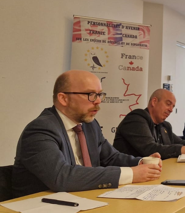 FDS_Forum's tweet photo. As part of the 3rd edition of the France–Canada Future Leaders Program on Defence and Diplomacy Issues (#PAFC26), organized in partnership with the Forum de Défense et de Stratégie (FDS) and the Association @FranceCanada_ , we would like to express our sincere gratitude to our German partners for their support of this year's edition.
Our special thanks go to the German Institute for Defence and Strategic Studies (GIDS) for its involvement in the program. We would also like to extend our heartfelt thanks to Christian Richter, who served as mentor to the 2026 cohort throughout the program.
We are equally grateful to the Consulate General of the Federal Republic of Germany in Montreal (@AllemagneMTL) and to Consul General Christian Wagner (@ChriWaDiplo) for their support of the program and their commitment to strengthening German-Canadian relations, particularly in the context of the 75th anniversary of diplomatic relations between Canada and the Federal Republic of Germany.
Finally, we warmly thank WIIS Deutschland @WIIS_de for its participation and support of this edition of the program.
The success of #PAFC26 is built on the commitment of numerous partners and experts on both sides of the Atlantic, including @CAE_Inc , Académie de défense de l'École militaire (@acad_em), and @DGRIS_FR . Their contributions help foster exchanges among the next generation of leaders in defence, diplomacy, and international security.
#PAFC26 #FranceCanada #Germany #Deutschland #Defence #Diplomacy #InternationalRelations #InternationalSecurity #TransatlanticRelations #NATO #GIDS #WIISDeutschland #FranceCanadaGermany
Dimitri Jalocha, Benjamin Pfannes, Frédéric Dion, Anne Ausfelder, Sylvana Al Baba Douaihy, @LaurentBorzillo, @Benjamin_Boutin, @TeodoraMOROSAN2, Inès Avat, Johanna Aurélie Daum, Benjamin Billy, Flavien Berwick, Emilie Sauriol, Chantal Lavallée, Christian Richter.