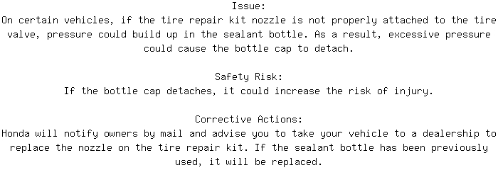 CanadianRecalls's tweet photo. Safety Recall for 2023 HONDA ACCORD HYBRID Other. Approx. 118574 units affected. https://t.co/jOSaRrKCzj