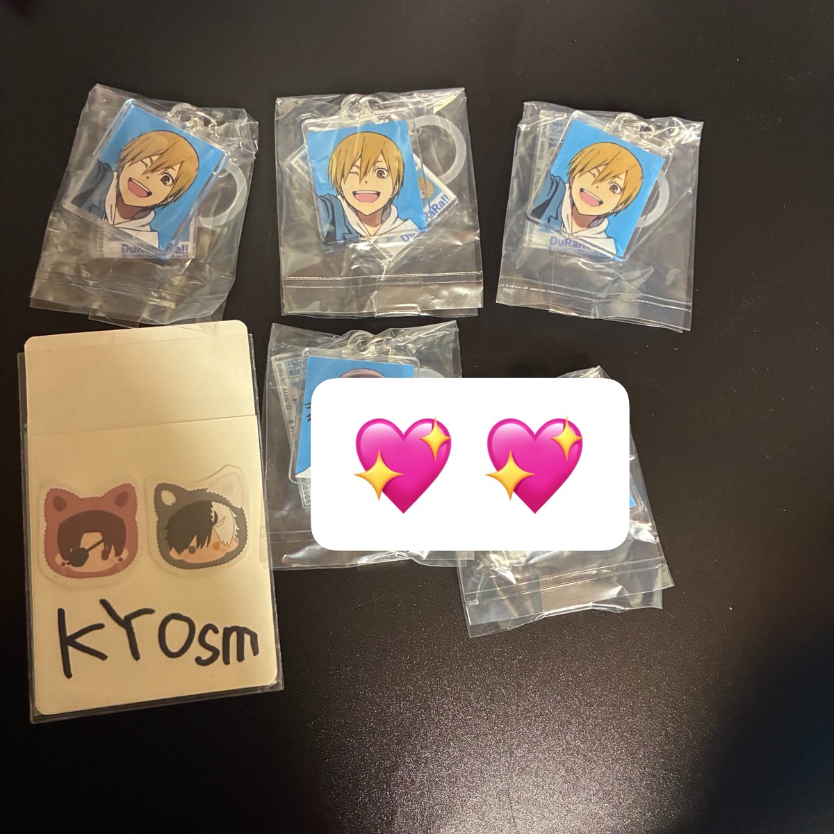 KYOsm's tweet photo. 【交換、譲渡】デュラララ!!×2 デュラ ふらっとめじるしアクセサリー
譲→正臣
求→静雄、帝人各1 or定価＋送料
交換＋譲渡可能ですが同数求めている為２：２のみもしくは２：２＋譲渡希望になります。
都内手渡しか郵送希望になります。 https://t.co/x50anCOhYT