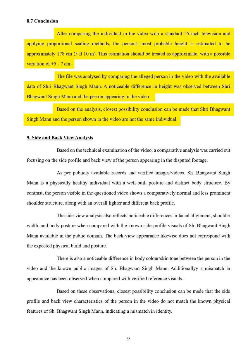 VickyKedia's tweet photo. The truth is simple.

No credible evidence has established that Bhagwant Mann is the person in the viral video. 

What remains is a failed attempt to spread misinformation and score political points through a manufactured controversy. https://t.co/uvQ18Mi7vg