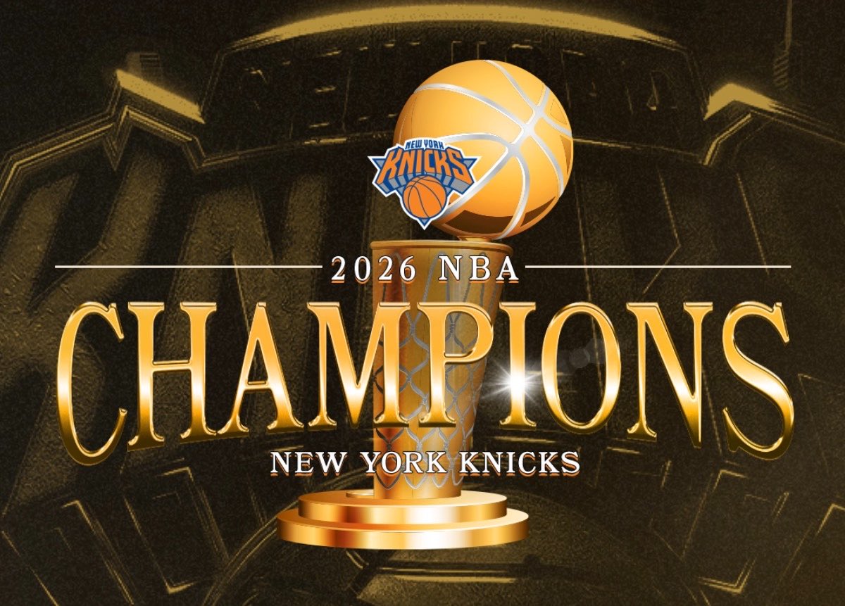 1999Knicks's tweet photo. It’s parade day! #AlwaysKnicks

2026 NBA Champions N.Y. Knicks 🏆
📍Canyon of Heroes ➡️ City Hall
New York, NY 🗽
NBA TV - Check local listings
10:00 AM EDT https://t.co/VNu16Wywfi