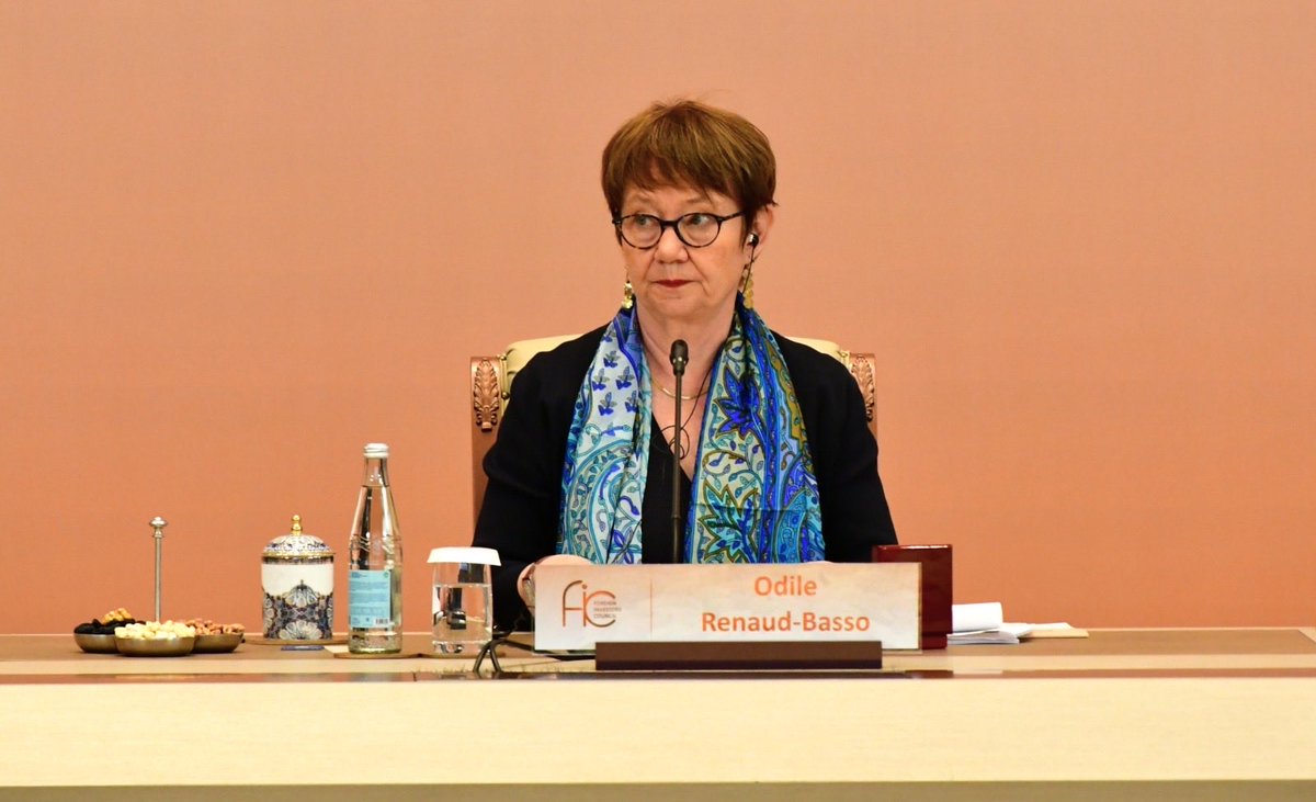 EBRD's tweet photo. Our @OdileRenaud co-chaired the 4th Plenary Session of the Uzbekistan Foreign Investors Council. The country’s investment attractiveness has increased not least because of the FIC. It has become an effective platform for the dialogue between foreign investors &amp; the authorities. https://t.co/ANxHYyrKtj