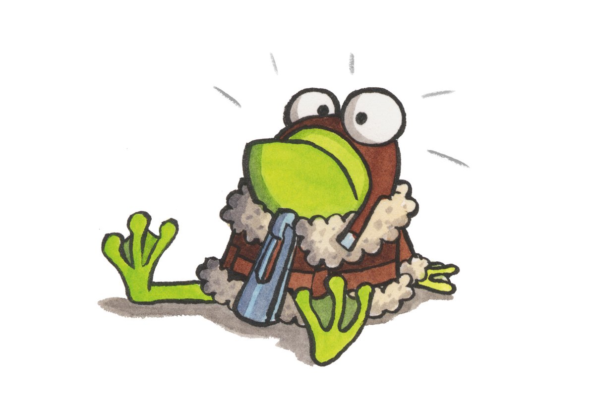 jabberworks's tweet photo. In the meantime, here's an illustration of what Fledermaus would look like if he turned into a frog. (I am multi-tasking.)
#Adventuremice https://t.co/5EJv5XAQ1H
