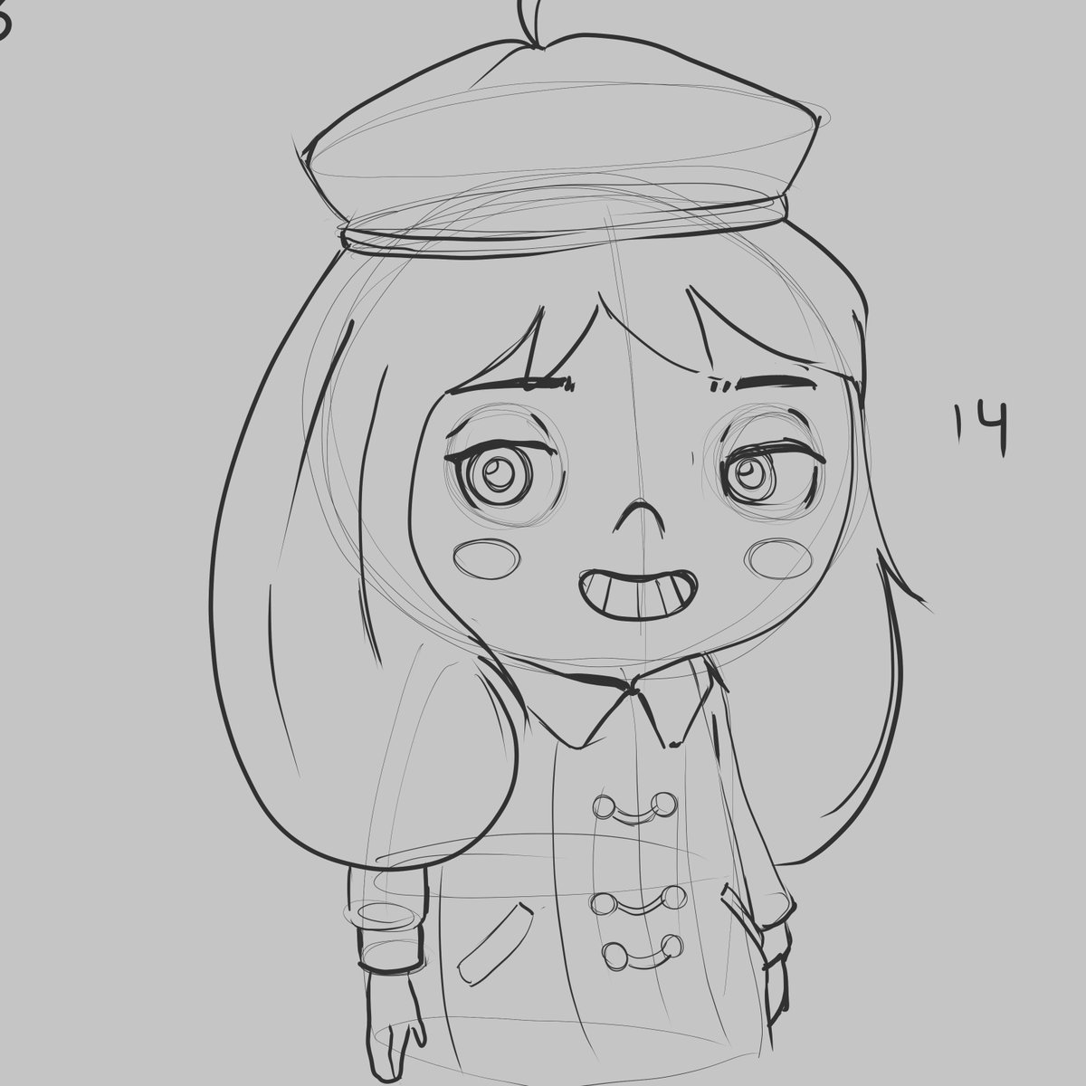 anzu_zin's tweet photo. Sketch da Litle lady 

Little Misfortune https://t.co/kQJUVoLO6I
