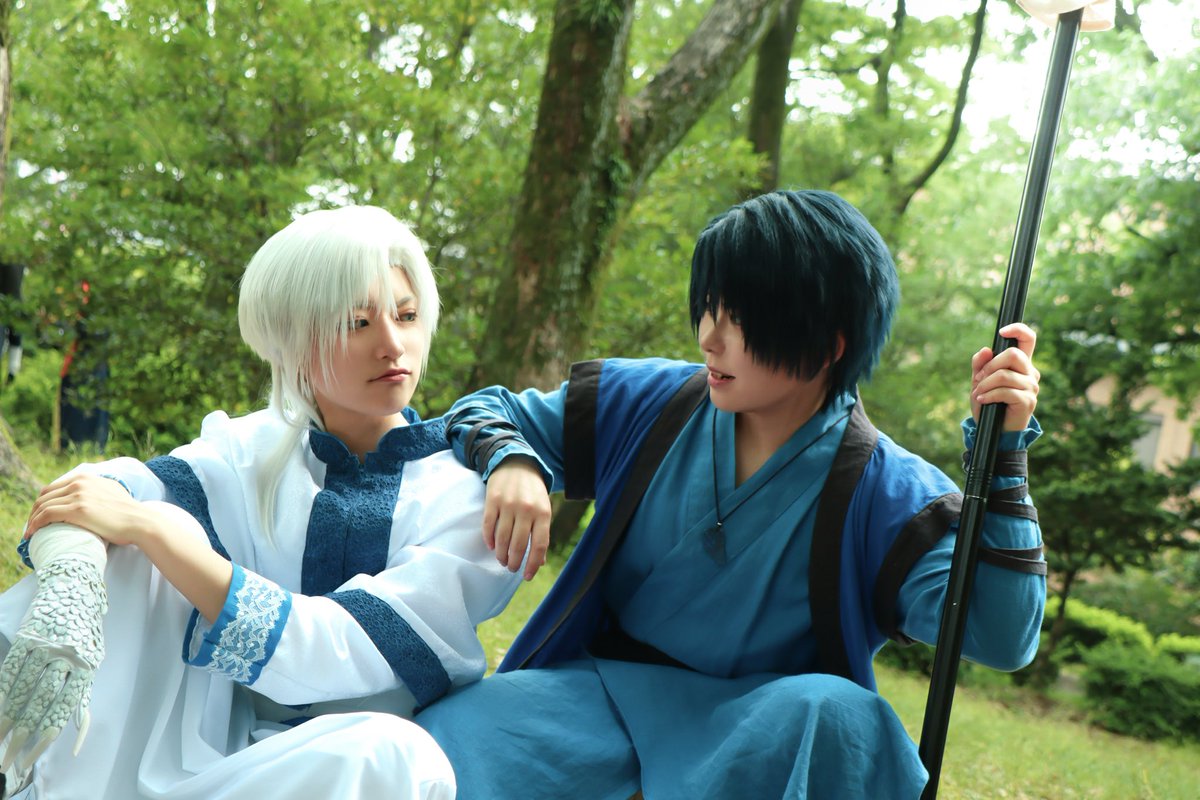 jiucaiba's tweet photo. cos / 暁のヨナ

そなた、無礼な！

ハク:@rtk_risk8947 
キジャ:@jiucaiba 
photo:@tayuki000 
#アコスタ鶴舞 https://t.co/F2R6sjOOap