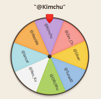CONTINUEER's tweet photo. 룰렛 결과
@ Kimchunsik_draw 
@ DRU9human 
@ Zev_Chat 
이렇게 세분입니다 https://t.co/sPkwXZvY1G