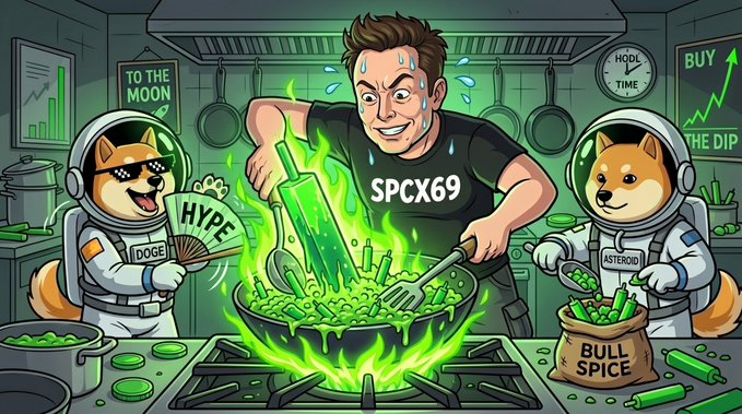 SPCX69_eth's tweet photo. SPCX69 is cooking, stay tuned. 🚀 https://t.co/c8hzdNBfZE