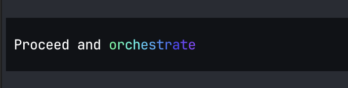 wolfie_'s tweet photo. orchestrate is the new ultrathink https://t.co/T66GnHcLFZ