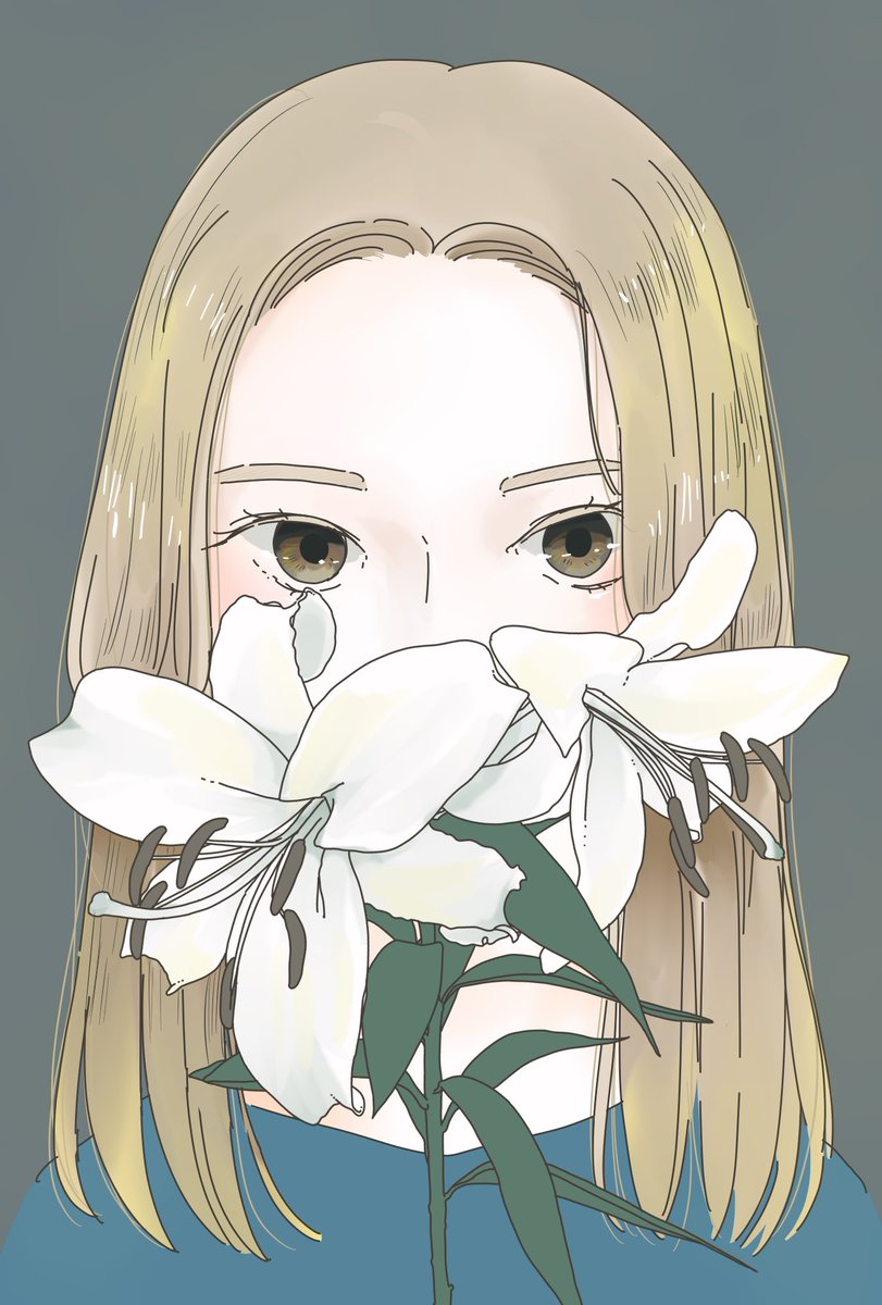 atatarou's tweet photo. #イラスト　#illustration
夏の花(ゆり)。 https://t.co/7KU0Hhrcg2