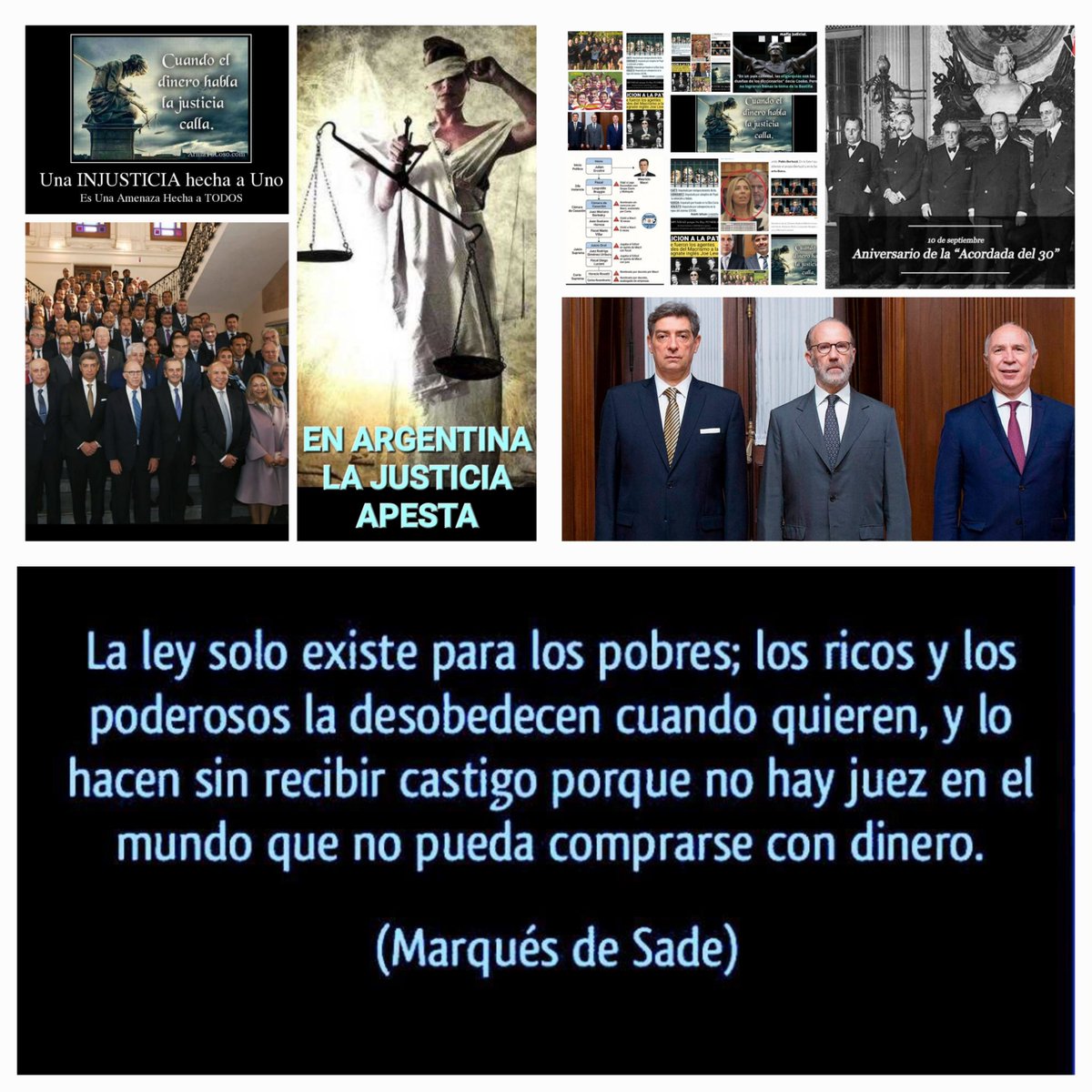 CesarRuben33's tweet photo. @jmilei
@madorni
#LaCastAmilei
#UnaAsociacionIlicita
#argentinaEnEstadoDeExcepcion
(República Muerta)
Sin:
*justicia #csjnEsMafia-#SentenciaPrevaricada
*Legislativo #congresoKueider
*ejecutivo $LIBRA +3%
Sin Opciónes:
Retroversión Del Poder
al Soberano Originario
"EL PUEBLO". https://t.co/oSSxH7t0j9