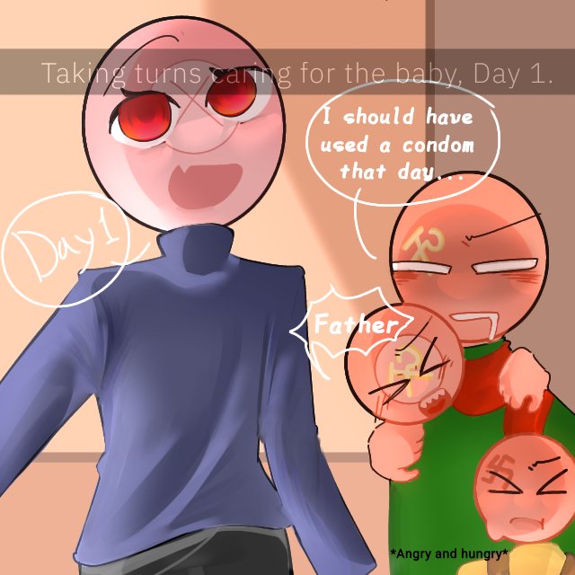 mookui45_sxn's tweet photo. Taking turns caring for the baby, Day 1.
#countryhumans
#countryhumansthirdreich
#countryhumansnazi
#nazi
#Thirdreich
#ussr
#sovite https://t.co/Fm5Kmixays