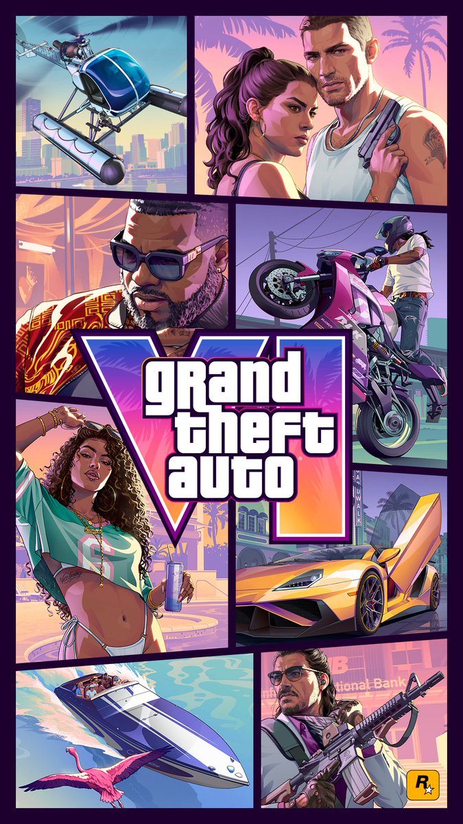Hyconiqmag_'s tweet photo. 🚨LA COVER DE GTA 6 VIENT TOUT JUSTE D’ÊTRE DÉVOILÉE !

LE JEU ARRIIVE POUR DE VRAI ! 🔥

📆 19 NOVEMBRE 2026

Les précommandes seront ouvertes le 25 juin ! https://t.co/06brhl6ITs
