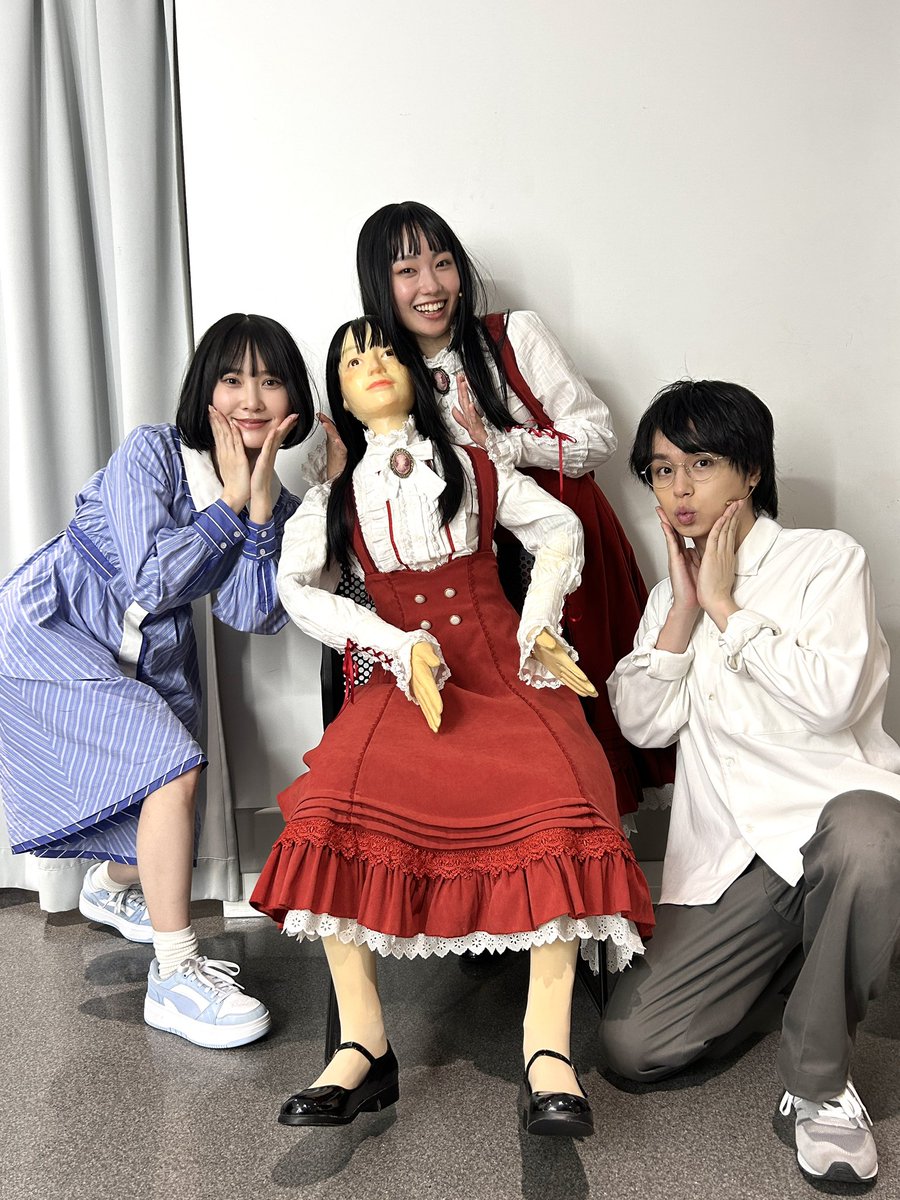Nady_animal's tweet photo. 何と言ってもさまざまにアプローチ変えてくださる慧さんのおかげで、キャラクター作りのいろんな可能性を探ることができました。どっしりしつつも遊び心満載だった慧さん、いつも新鮮で楽しかったです！
本当にありがとうございました！💐

かとしと慧さんに挟んでもらうなんて贅沢。嬉しいね香織(続き https://t.co/Vvbg3uWwne