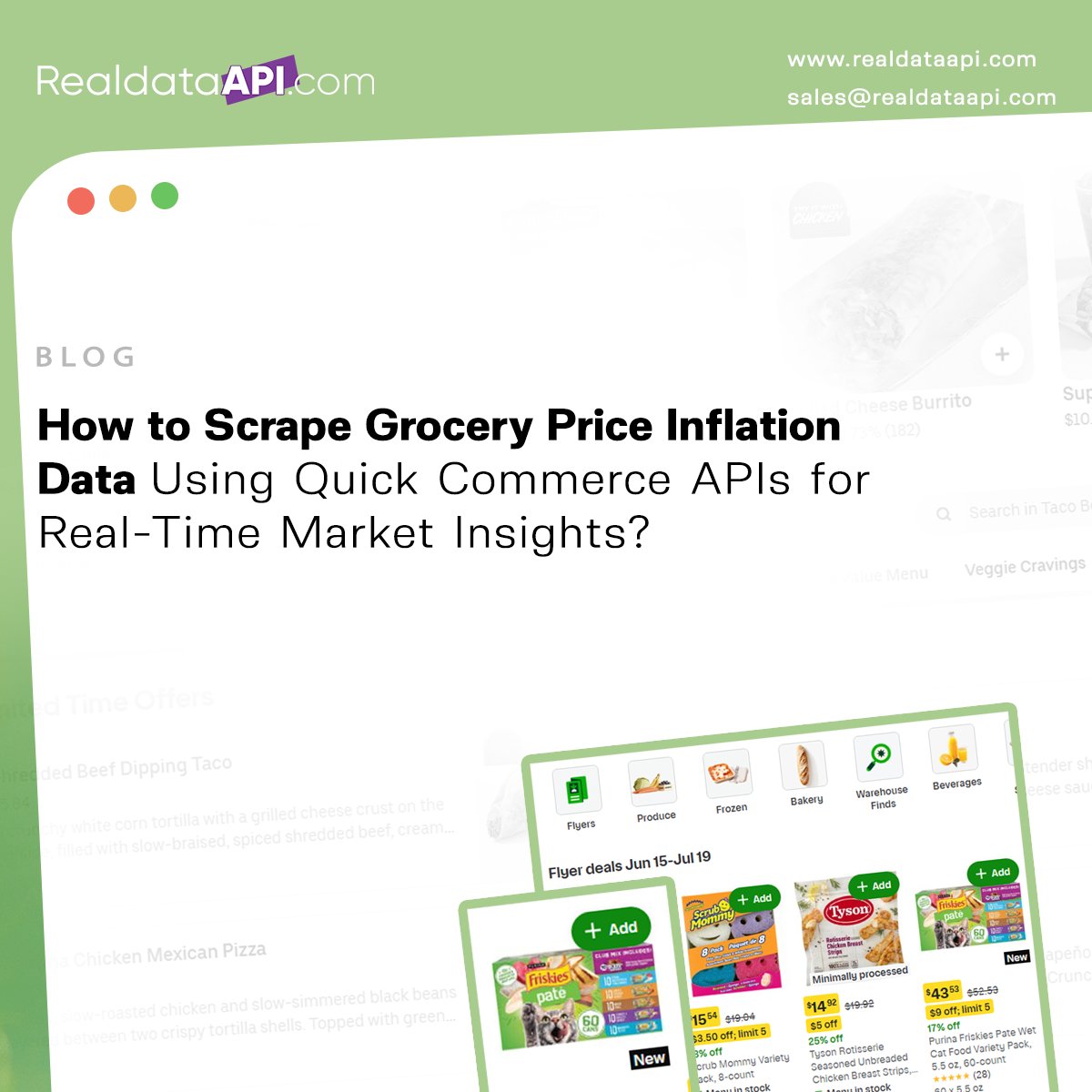realdatascrape's tweet photo. 📈 Quick Commerce APIs help brands track grocery inflation, monitor prices & spot market trends. 📊
👉 Explore More >>> https://t.co/ZfiA1K1oDs
📩 Contact us : sales@realdataapi.com
#GroceryInflation #QuickCommerce #PricingIntelligence #RealdataApi https://t.co/oL72nQxprz