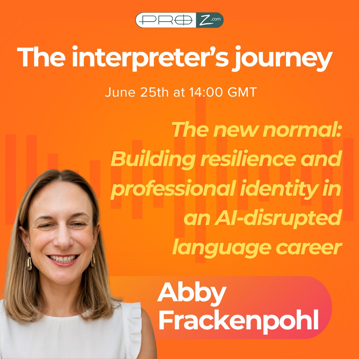 ProZcom's tweet photo. 👋 Meet our next speaker: Abby Frackenpohl! 🎤 

✨Session: Resilience in the New Normal   

Abby will share honest insights on burnout, identity, and practical strategies for staying grounded through AI‑driven change.

👉 Register FREE &amp; join live:
https://t.co/Qa28LvzdCn https://t.co/zxvO5z7Mjr