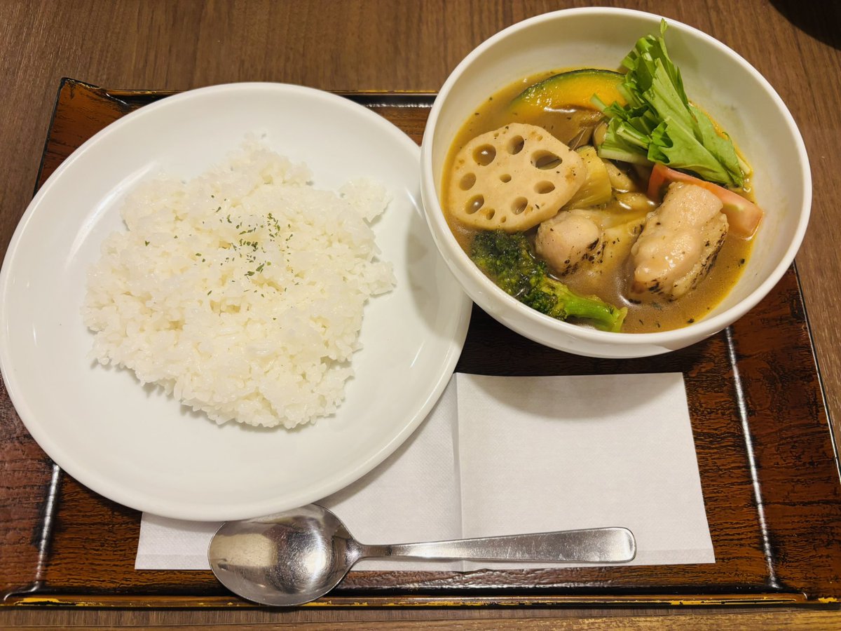 ena_typeab's tweet photo. #きらり別邸 にて #スープカレー https://t.co/gNxOZQ1Ndm