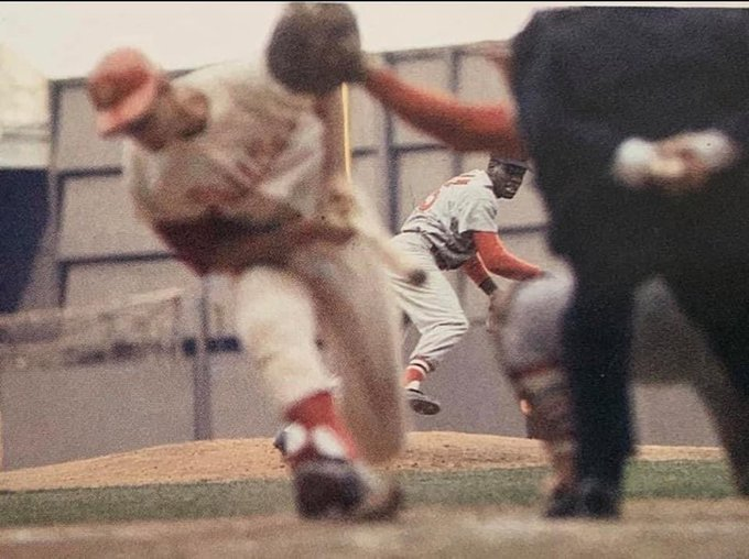 Jimfrombaseball's tweet photo. "The finest stretch of pitching in baseball history began on June 6, 1968 when Bob Gibson shut out Houston on three hits to even his record at 5-5.
From that night until August, Bob Gibson allowed three runs in 102 innings.
THREE runs!
In TWO months!
And one of the runs scored on a wild pitch. “They called it a wild pitch,” Bob Gibson corrects believing it should have been a passed ball and an unearned run.
From the end of May to Aug. 23, Bob Gibson won 15 consecutive games and threw 10 shutouts.
At one point he was 15-5 with a 0.94 ERA. When he shut out Philadelphia for 10 innings Sept. 2 to win his 20th game, he lowered his ERA to 0.99.
Bob Gibson started 34 games and completed 28 of them.
No team ever drove him off the mound.
The only time he left a game was for a pinch hitter.
Had Gibson been given just a bit better support, he might have come close to 30 victories.
As it was, the Cardinals scored only 12 runs in his nine losses and just four in his first five.
He also was the victim of Gaylord Perry’s no-hitter."
Jim Caple St. Paul Pioneer Press.