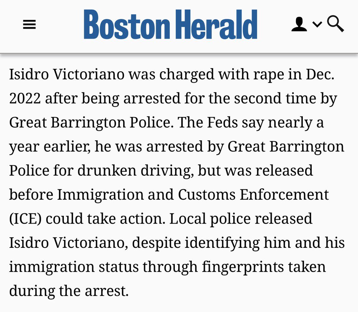 johnkonrad's tweet photo. I woke up angry for the first time this year.

Everyone shocked by the UK police covering up rape has zero clue what’s happening in blue states.

I live in an affluent rural town in Massachusetts. We have ski resorts, so there are numerous motels. Most were converted to migrant shelters.

This man was staying at the candy store near my house.

Arrested for illegally crossing the border.
 Arrested for drunk driving: let go.
 Then he violently raped a fourteen-year-old.

During the investigation, they found stolen property.

So what did my local police do?

They let him go again.

A 54-year-old man. Violent, forced rape of a 14-year-old.

Soon after Trump came into office, ICE arrived and made an arrest.

How did they know where he lived? Because Democrats had the information in the police computer from his drunk driving and rape cases.

But it doesn’t end there.

He was just convicted of the rape in Massachusetts.

How many years did he get? Four.
Four years.

But it doesn’t end there. Will he serve four years? Nope. He was given credit for time served.

Time served? When? While evading police? The report doesn’t say.

He raped a girl in 2022, wasn’t convicted until 2026… and will be released before 2030.

This is right now.

But it gets worse!

Donald Trump reduced child rapes by 17% in D.C. this year. He found a very easy way to reduce child rape: deploy the National Guard.

Has Boston deployed the National Guard? Has the Bronx? Has L.A.?
Nope.

My mom is a nurse working with the poor in the Bronx. She hears gunshots weekly.

Does Mamdani care about these poor children? Apparently not.

It makes my blood boil.

I had serious reservations about POTUS deploying the National Guard on our streets, but guess what? It worked!

And that’s my anger with Democrats.

Say what you want about most of his policies, I don’t care. But seeing something with your own eyes… seeing a beautiful city restored, seeing clean, safe streets… and still fighting it?

Insanity.

THIS IS HAPPENING RIGHT HERE RIGHT NOW PEOPLE