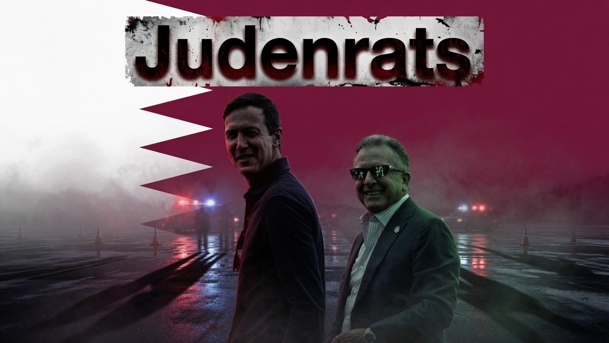 HammerofJudea's tweet photo. There’s a special place in hell for scumbags who betray their own people to Nazis, whether of the European or Islamic/Arab persuasion. For their roles in orchestrating Trump’s insane JCPOA 2.0 MOU, Steve Witkoff and Jared Kushner have become genuine villains who endangered the Jewish people and the modern state of Israel with their madness. #Judenrats #Enemywithin