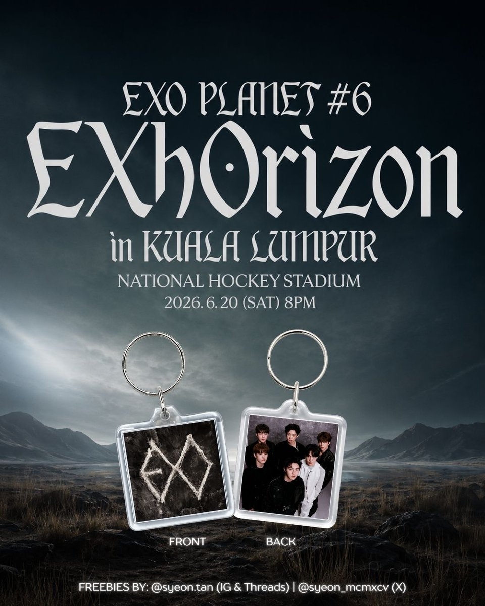 syeon_mcmxcv's tweet photo. Hi EXO-Ls~  I'll be giving out freebies at EXO's concert in KL this Saturday~~  
✨will be handing them out randomly
✨ location &amp; time TBC
#EXOinKL #EXhOrizoninKL #EXhOrizoninMY https://t.co/sjXmRo1I0z