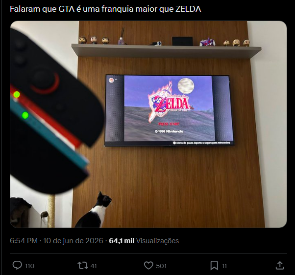 FKJZ42's tweet photo. @Vtrelharibeiro1 @prlypaixao @SucumbaGames literalmente falaram mas é claro que quando começasse o marketing de GTA iriam sumir ou mudar o discurso né https://t.co/LmU2ihkuhU