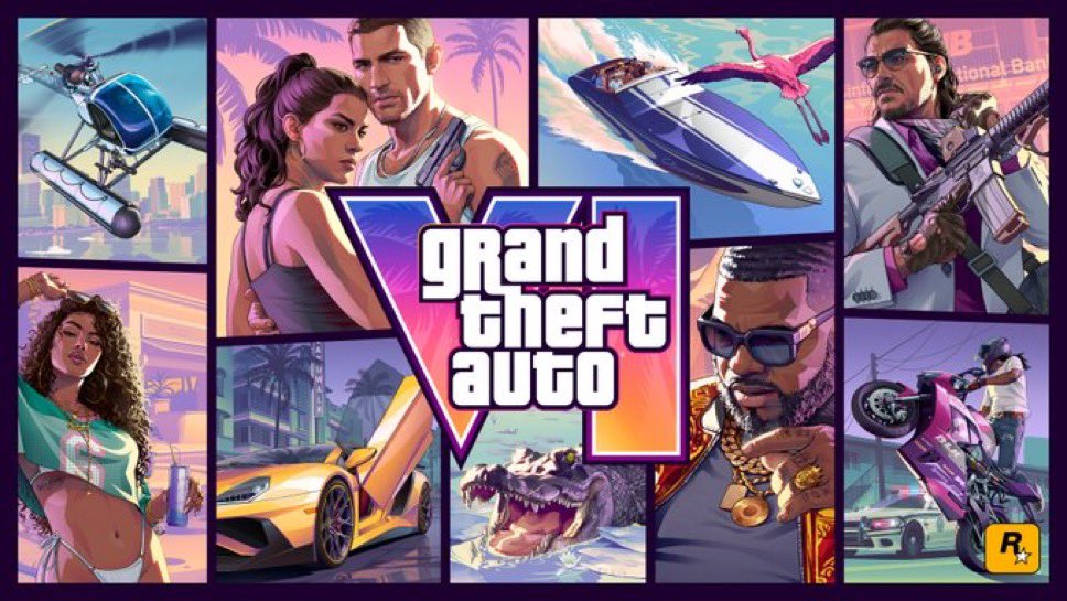RockstarNewsFRA's tweet photo. Les logos et bannières officielles de GTA 6 ! https://t.co/E8aHyUB1iU
