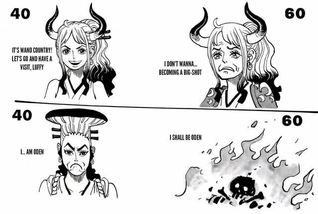 Zinx3e's tweet photo. @Chippside @itsbigboishaaq @KitsuneroVT Yamato's good vs bad future. Oda is spoon feeding you guys ATP. https://t.co/b6xrmy5qkc