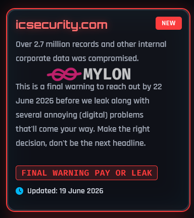 Mylon Intelligence tweet media