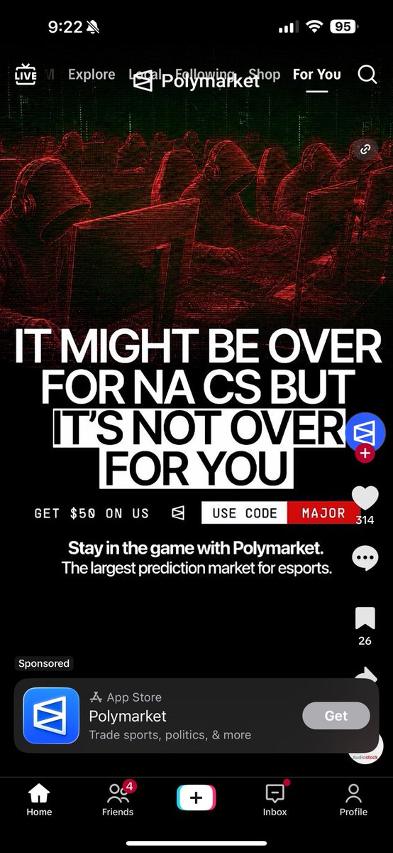 1cigged's tweet photo. polymarketkalshipredictionmarketcryto https://t.co/ioMtVcAWov