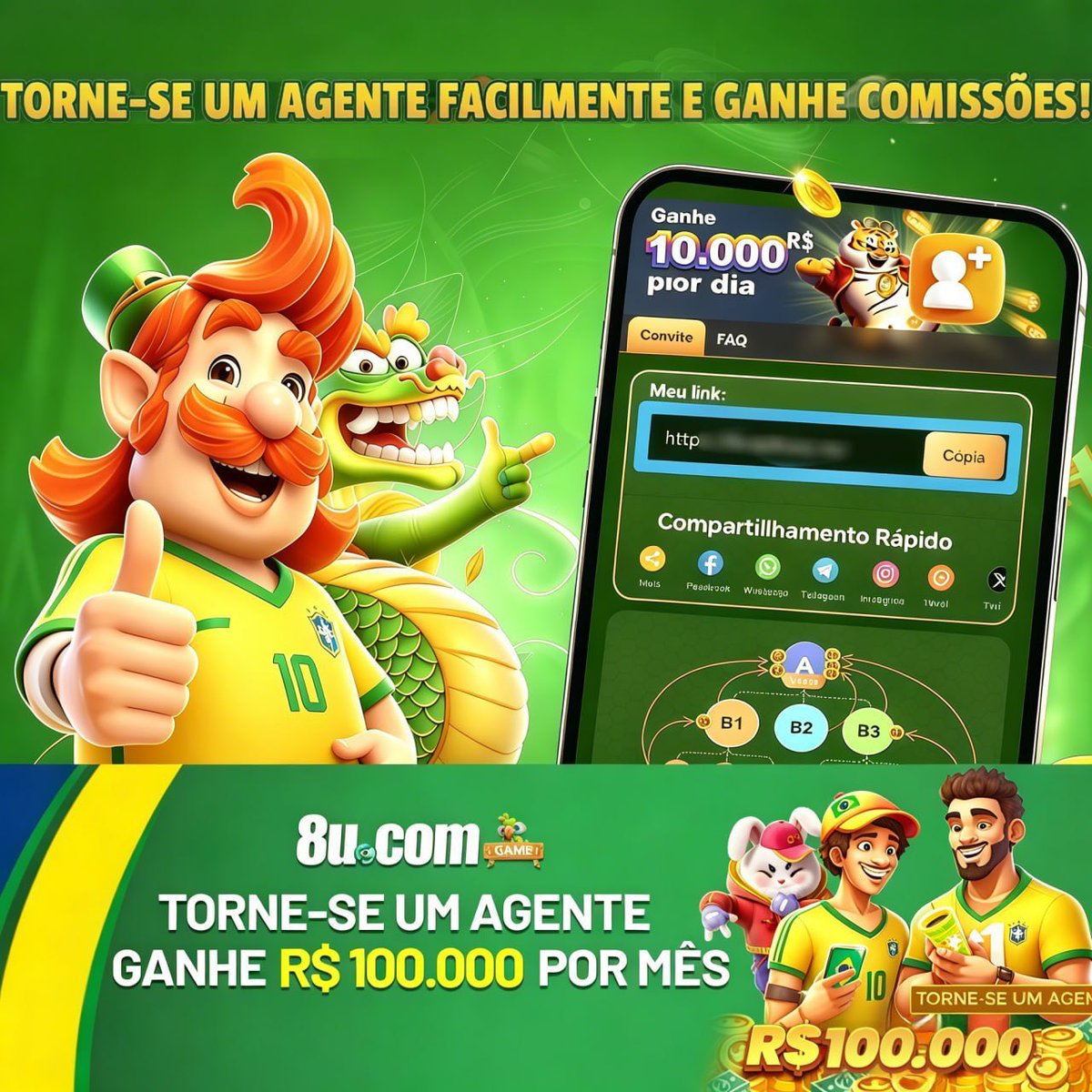 8uCom69875's tweet photo. Compartilhe seu link exclusivo com seus amigos. Assim que um amigo se cadastrar com sucesso através do seu link, ele entrará automaticamente para a sua rede. Quanto mais amigos você indicar, maiores serão suas recompensas, com uma taxa máxima de cashback de 5%. https://t.co/aBGYHN2uTe