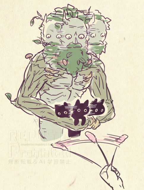 kani_haru's tweet photo. レシーの凝視癖をイジる 
#Inscryptionfanart https://t.co/UrVRcR4I8Y