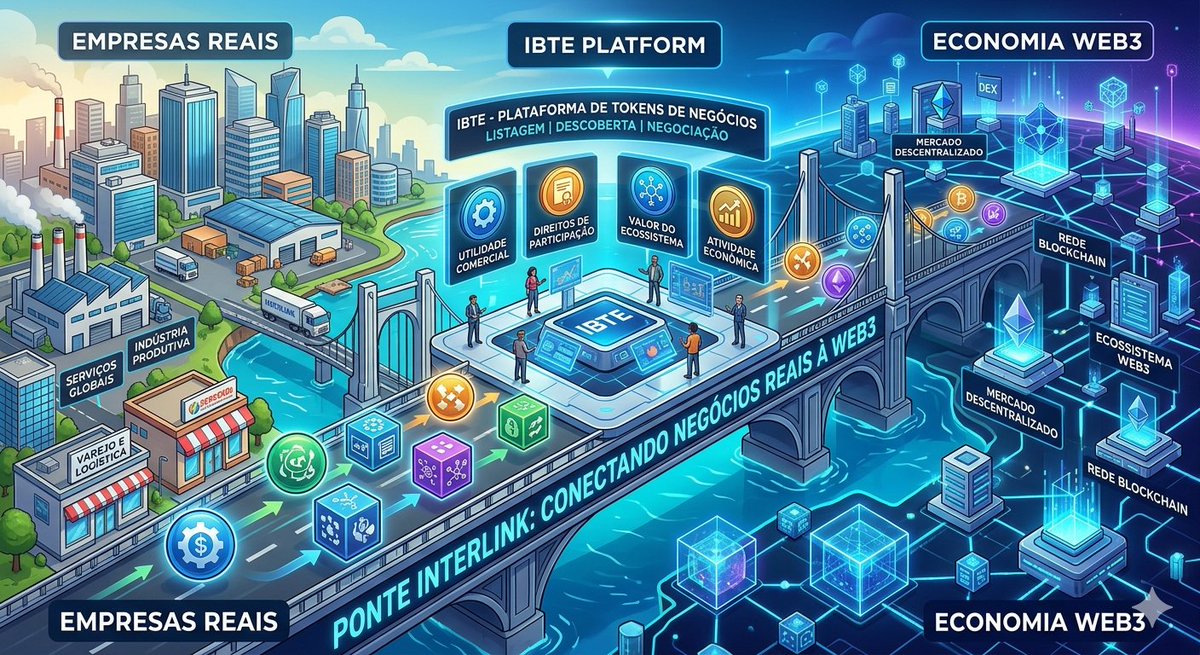 Franca13850080's tweet photo. Real economy, meet Web3 liquidity. 💼🔗
IBTE unlocks true value by tokenizing businesses, not hypes. What are you trading?
⚙️ Commercial utility
✅ Real-world rights
📈 Economic activity connected to real services.
Secure. Verified. Human-centric. #InterLink #ilg #itl https://t.co/lLHVeaaaW9