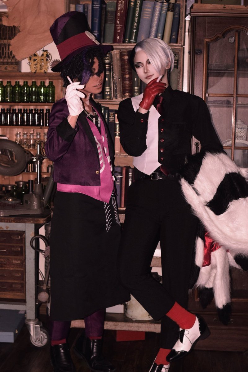 re_7petalo's tweet photo. Cosplay / twst  🎩 ⚗️

𝓢𝓪𝓶 
  𝓓𝓲𝓿𝓾𝓼 𝓒𝓻𝓮𝔀𝓮𝓵
  𓂃 𓈒𓏸𓂃 𓈒𓏸𓂃 𓈒𓏸𓂃 𓈒𓏸𓂃 𓈒𓏸𓂃 𓈒𓏸
𝐩𝐡𝐨𝐭𝐨:仮名
#twstコスプレ https://t.co/gIdQtUNQQv