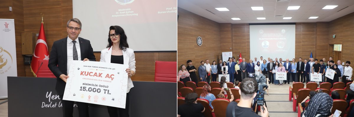 YildirimKymkmlk's tweet photo. Kaymakamımız @metin_esen , Eşi Hacer ESEN ile birlikte Yıldırım Sosyal Hizmet Merkezi Müdürlüğü koordinesinde Bursa Teknik Üniversitesi'nde düzenlenen "Kucak Aç" Liselerarası Kısa Film Yarışması programına katıldı. https://t.co/izthBLXR8l
