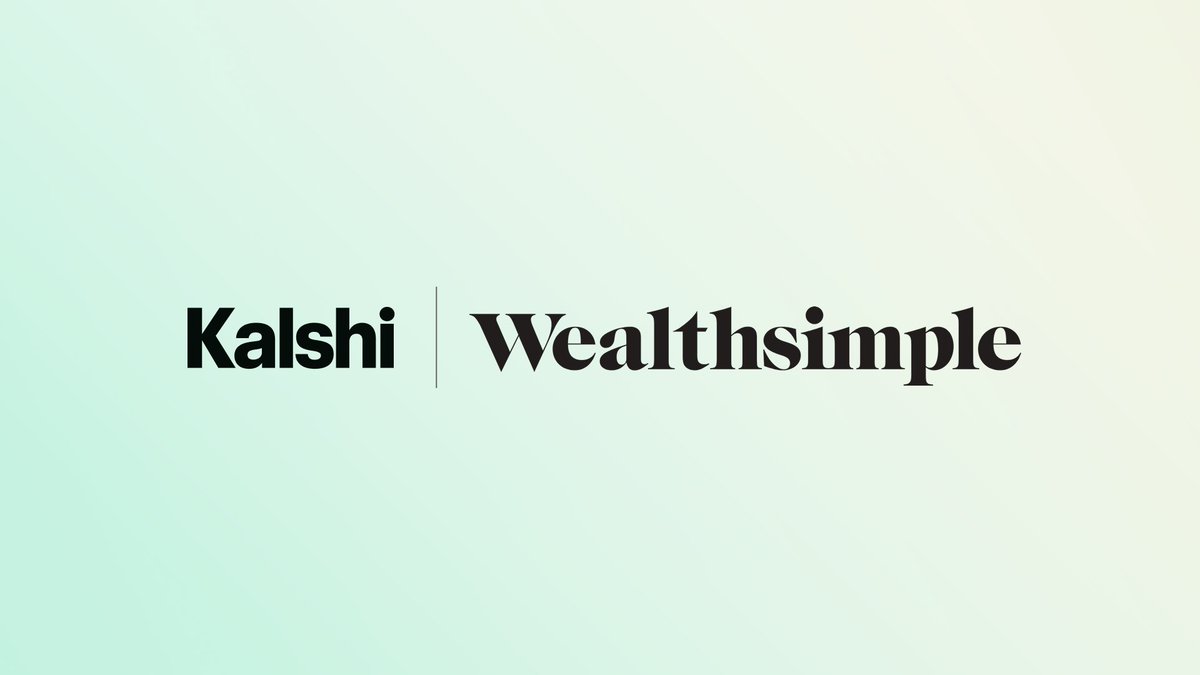 Kalshi's tweet photo. Prediction markets are coming to Canada.

For the first time, millions of Canadians will be able to trade what's next through Wealthsimple. https://t.co/UemU39GOhQ