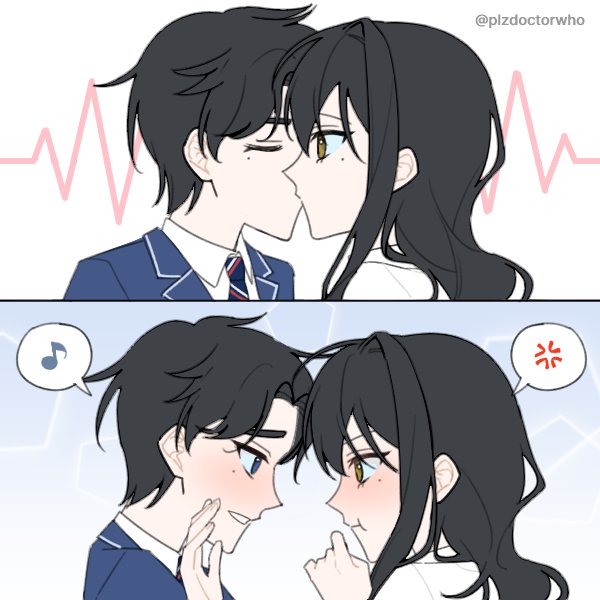 Hoshimimii's tweet photo. Playing around with picrew hehshwhe Hoshiko and Tim the cuties, I like the second one more, reminds me of my old artstyle...
#starbound https://t.co/zI2qUHKHdN