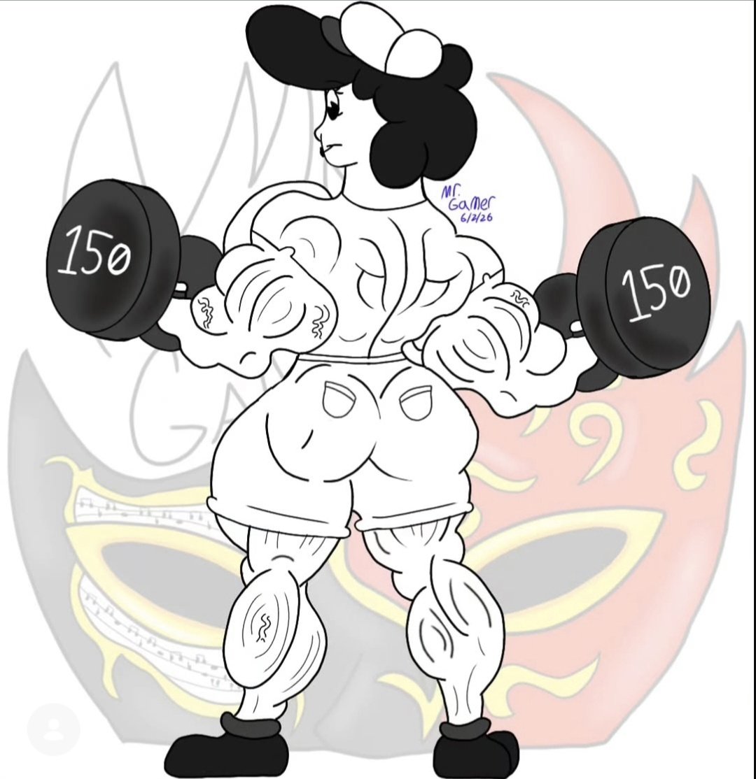 Mr_Gamer92640's tweet photo. For an artist @CJR_Cartoons
#fypシ゚
#oc
#originalcharacterart
#originalcharacter
#noai
#digitalartwork
#fbb
#femalemuscle
#femalebodybuilder https://t.co/IUJsBLt6Cz