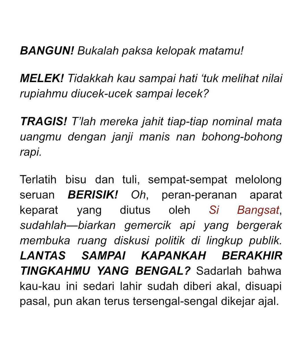 Liibreria's tweet photo. Pak, rakyatmu tak mampu membeli omon-omon dengan rupiah yang setara 10+6=17.851 US Dollar per-hari ini. https://t.co/Rx3GfknZqY