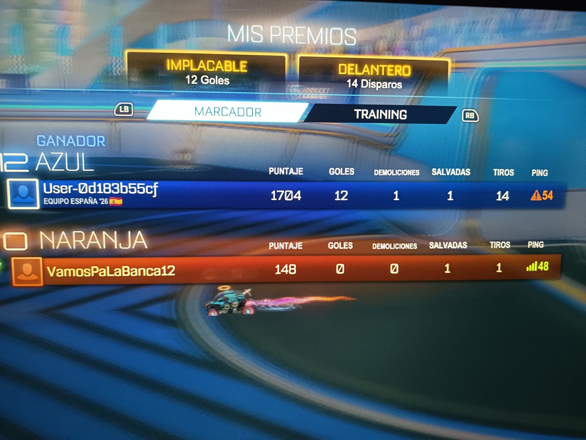 Teiwaz___'s tweet photo. Creo que acabo de hacer que alguien se desinstale el rocket league, 12 goles xd https://t.co/vHGjSN5uhI