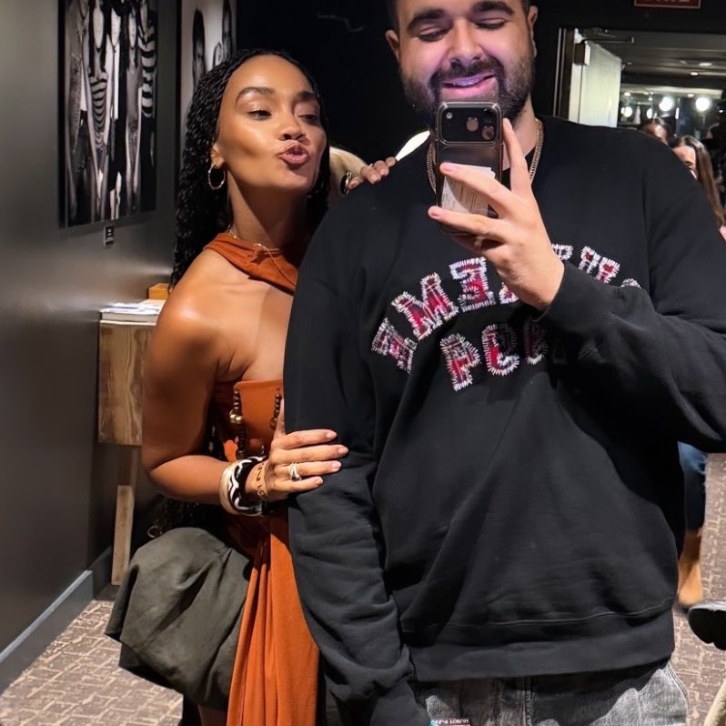 LAPManagement's tweet photo. Leigh-Anne attended Ariana Grande’s Eternal Sunshine tour last night in LA. https://t.co/7giAZxrtdp