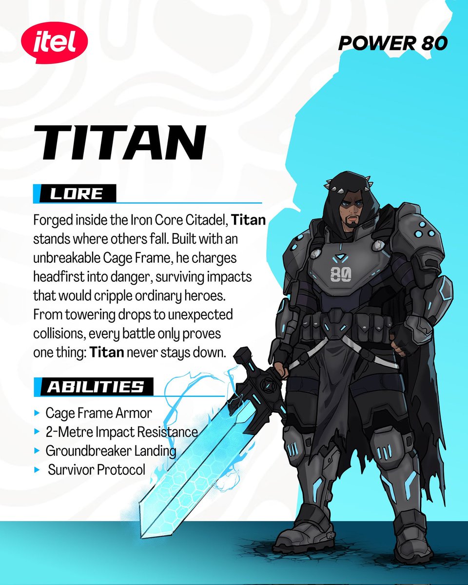 Pinkyriingy's tweet photo. I'm team Titan- The Survivor

For the Cage Frame Armour
For the 2-meter  impact Resistance 
For the Ground Breaker Landing 💪
For the Survivor Protocol 

#NoCaseNoWahala
#PowerNonStop https://t.co/x8otyhEYiy