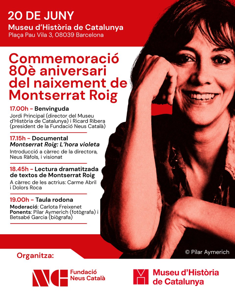 garrielies's tweet photo. Dissabte amb @DeBuchenwald  serem al @mhistoriacat a l'acte de la @NeusCatala_fun  d'homenatge i record a la Montserrat Roig.
Als 80 anys del seu neixament us compartim l'article que li va dedicar el pare,deportat a Buchenwald,al maig del 1977 al  "Setmanari de Vilanova". https://t.co/8qX5bGL855