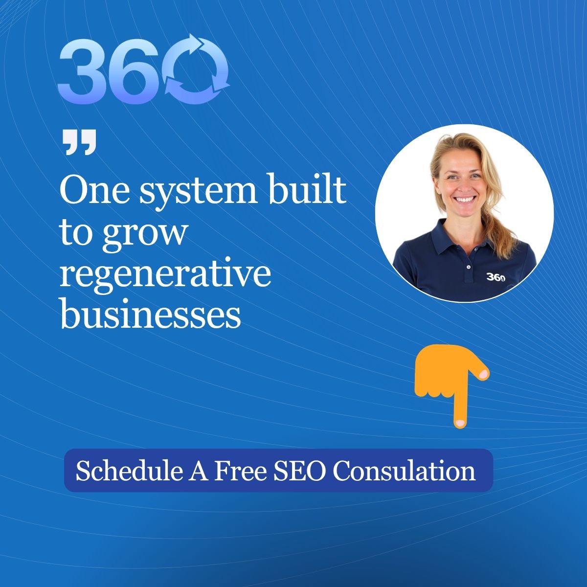 ThreeSixtyBiz's tweet photo. Growing a regenerative clinic or product business isn't about chasing tactics.

It's about building a system that:
- Attracts high-intent patients and qualified buyers
- Builds clinical trust before the first conversation
- Converts searches 

Visit https://t.co/erk0YLZ4e9 https://t.co/OhZcvn4SM5